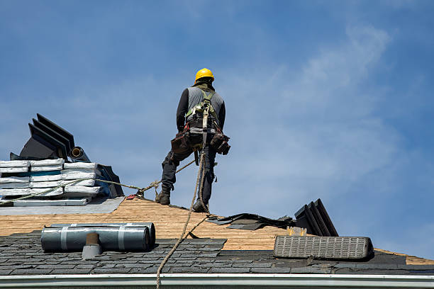 Professional Flat Roof Repair technician working in Lithonia, GA